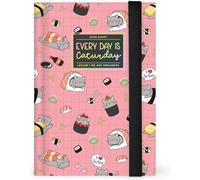 Legami - Agenda Journalier Photographique Petit 2026, Sushi Cat, 12 Mois, Fermeture Avec Élastique, Journal De Janvier 2026 À Décembre 2026, En Papier Fsc Certifié, 9,5 X 13,5 Cm