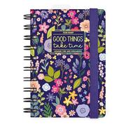 Legami - Agenda journalier Spiralé Small 2026, Flowers, 12 mois petit, fermeture avec élastique, journal de janvier 2026 à décembre 2026, en papier FSC certifié, 8,5 x 13 cm