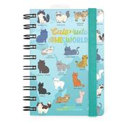 Legami - Agenda journalier Spiralé Small 2026, Kitty, 12 mois petit, fermeture avec élastique, journal de janvier 2026 à décembre 2026, en papier FSC certifié, 8,5 x 13 cm