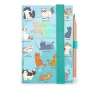 Legami - Agenda photo Mini 2026, Kitty, 12 mois, carnet d'adresses et crayon inclus, fermeture élastique, janvier 2026-décembre 2026, papier certifié FSC, 7x10 cm