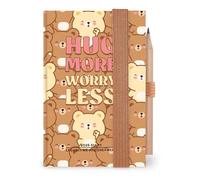 Legami - Agenda photo double quotidien Mini 2026, Teddy Bear, 12 mois, carnet d'adresses et crayon inclus, fermeture avec élastique, de janvier 2026 à décembre 2026, en papier FSC certifié, 7x10 cm