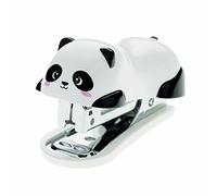 Legami Agrafeuse Panda Mini – 2 à 12 feuilles, 50 agrafes, plastique moderne