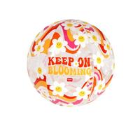 Legami - Balle de Plage Gonflable, Plage Ball, Ballon Gonflable en PVC, Souple pour Enfants, Ballon Gonflable pour fête de la mer, Gonflable pour Le Football de Volley-Ball, diamètre 40 cm, Daisy