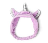 Legami - Bandeau pour cheveux Me Time, 24,5 x 11 cm, en polyester, Thème licorne, ramassage les cheveux pour maquillage, faire un traitement du visage, bandeau souple
