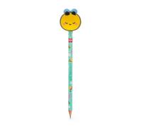 LEGAMI Be Different Crayon avec Squishy Bee | Crayon HB avec embout en forme d'abeille effaçable | Stylo graphite effaçable en forme d'abeille | Fournitures de papeterie pour l'école, l'étude et le