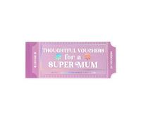 Legami - Bloc de 24 Coupons pour Maman en Anglais, avec des Ativités à faire en Famille, Bon avec Perforation pour déchirer, Idée Cadeau, Thème de la Mère, 20,3 x 8,4 cm