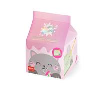 Legami - Bloc mémo Yummy Yummy, Bloc-notes avec 250 feuilles détachables, Papier FSC certifié, Dimensions 7 x 10 x 7 cm, Memo Pad avec feuilles vertes, Kitty