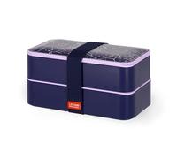 Legami - Boîte à déjeuner, boîte à lunch avec 3 couverts inclus, boîte à déjeuner, capacité 1200 ml, à preuve de fuite, convient au micro-ondes et au lave-vaisselle, idéal pour l'école, le bureau, le