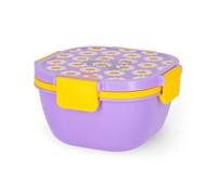 Legami – Boîte repas Daisy – 1700 ml, fourchette, compartiments, récipient épices amovible