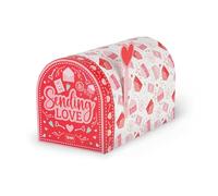 Legami Boîte cadeau Love Mailbox, coffret cadeau boîte aux lettres en papier certifié FSC, thème Love Letters, extra large, 12,1 x 13,3 x 22,2 cm