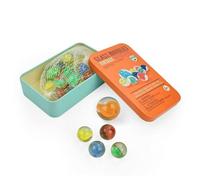 Legami - Boîte de 20 billes en verre, colorées et ludiques pour jouer ou collectionner