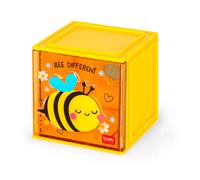 Legami Boîte modulaire de bureau Cutie Cubes Tema Bee – Organiseur empilable ABS 90×90×100 cm