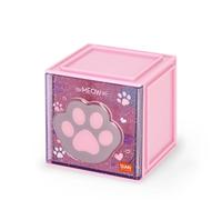 LEGAMI - Boîte modulaire de bureau Cutie Cubes, Thème Kitty, Organiseur de bureau, Boîte de rangement, Feuille d'autocollants inclus, Empilable, Multifonctionnel, en ABS, 90 x 90 x 100 cm