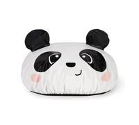 Legami Bonnet de douche The Shower Must Go On – EVA réutilisable, bord élastique, motif panda