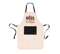 Legami - Boss of The Kitchen Apron for Men and Women, Super Chef, Front Pocket,