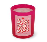 Legami - Bougie parfumée Love is in the Air, récipient en verre résistant, mèche en coton, mélange végétal pour usage domestique, durée jusqu'à 30 heures, diamètre 7,2 cm, hauteur 8,4 cm