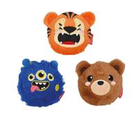 LEGAMI Bouncing Gang - Lot de 3 balles rebondissantes avec visages d'animaux - Cadeau parfait pour anniversaire d'enfant et petit cadeau
