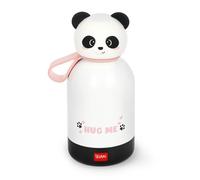 Legami - Bouteille d'eau pour enfants Hot&Cold BFF, Panda, double couche en acier inoxydable 18/8 avec fermeture hermétique, garde le chaud pendant 12 h et le froid pendant 24 h, capacité 310 ml