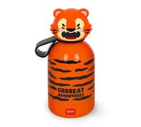 Legami - Bouteille d'eau pour enfants Hot&Cold BFF, Tiger, double couche en acier inoxydable 18/8 avec fermeture hermétique, garde le chaud pendant 12 h et le froid pendant 24 h, capacité 310 ml