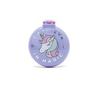 Legami - Brosse Avec Miroir, Thème, Les Believe In Magic, S'ouvre Et Ferme Avec Un Clic, Pratique Et Pratique À Porter Partout, Licorne