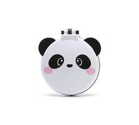 Legami - Brosse Avec Miroir, Thème, Nice Hair, Ouvre Et Ferme Avec Un Clic, Pratique Et Pratique À Porter Partout, Panda