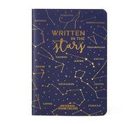 Legami - Cahier à rayures petit format A6, 80 pages, en papier certifié FSC®, papier 100 g/m², 9 x 13,5 cm, thème étoiles