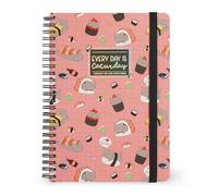 Cahier à reliure spirale grand Legami Chat Sushi G