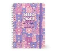 Legami – Cahier à spirales ligné 7 mm Teddy Bear – 160 p., Papier FSC, 15 x 21 cm