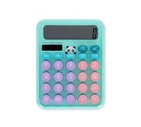 Legami - Calculatrice de Table Calcoolator, Thème Panda, Calculatrice Solaire à Double Alimentation, à Piles AAA (Non incluses) ou à énergie Solaire, 15,8 x 12 x 2,8 cm