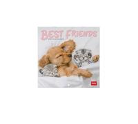 Legami - Calendrier 2027 Mural, Best Friends, 12 Mois, 18 x 18 cm