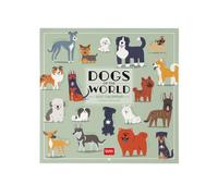 Legami - Calendrier 2027 Mural, Dogs, 12 Mois, 30 x 29 cm