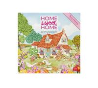 Legami - Calendrier 2027 Mural, Home Sweet Home, 12 Mois, 30 x 29 cm