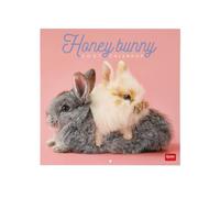 Legami - Calendrier 2027 Mural, Honey Bunny, 12 Mois, 30 x 29 cm