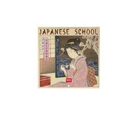 Legami - Calendrier 2027 Mural, Japanese School, Petit Calendrier Mural, 12 Mois et Agenda Annuel, en 6 Langues, Espace pour les Notes, Signes du Zodiaque, Jours Fériés Internationaux, 18 x 18 cm