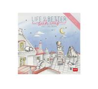 Legami - Calendrier 2027 Mural, Let's Travel The World, 12 Mois, 30 x 29 cm