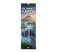 Legami - Calendrier 2027 Mural, Planet Earth, Petit Calendrier Mural, 12 Mois et Agenda Annuel, en 6 Langues, Espace pour les Notes, Signes du Zodiaque, Jours Fériés Internationaux, 16 x 49 cm