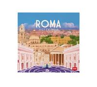 Legami - Calendrier 2027 Mural, Rome, Grand Format, 12 Mois et Agenda Annuel, en Anglais, Espace pour les Notes, Signes du Zodiaque, Jours Fériés Internationaux, 30 x 29 cm