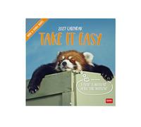 Legami - Calendrier 2027 Mural, Take It Easy, 12 Mois, 30 x 29 cm