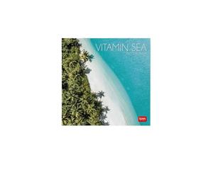 Legami - Calendrier 2027 Mural, Vitamin Sea, 12 Mois, 18 x 18 cm