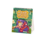 Legami - Calendrier de Bureau 2026, Book lover's, 12 Mois et Calendrier Annuel, en 6 Langues, Signes du Zodiaque, Fêtes Internationales, 12 X 14,5 Cm