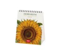 Legami - Calendrier de Bureau 2026, Herbarium, 12 Mois et Calendrier Annuel, en 6 Langues, Signes du Zodiaque, Fêtes Internationales, 12 X 14,5 Cm