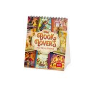 Legami - Calendrier de Bureau 2027, Book Lover's, Calendrier de Table, 12 Mois et Agenda Annuel, en 6 Langues, Signes du Zodiaque, Fêtes Internationales, 12 x 14,5 cm
