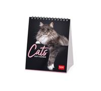 Legami - Calendrier de Bureau 2027, Cats, 12 Mois, 5 cm