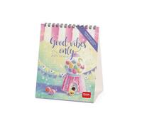 Legami - Calendrier de Bureau 2027, Good Vibes Only, 12 Mois, 5 cm