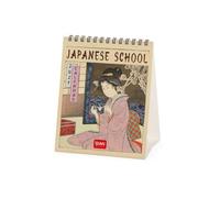 Legami - Calendrier de Bureau 2027, Japanese School, 12 Mois, 5 cm