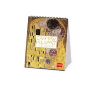 Legami - Calendrier de Bureau 2027, Klimt, 12 Mois, 5 cm