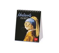 Legami - Calendrier de Bureau 2027, Mastercats, 12 Mois, 5 cm