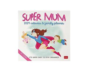Legami - Calendrier mural 2024 Planner,12 mois et planificateur annuel, espace pour notes et notes, numéro de semaine, signes du zodiaque et jours fériés internationaux, Cellophanatura simple, 30 x 29