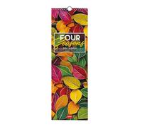 Legami - Calendrier Mural 2026, 4 Seasons, Petit Calendrier Mural, 12 Mois et Planificateur D'année, En 6 Langues, Espace pour Notes, Signes du Zodiaque, Jours Fériés Internationaux, 16 X 49 Cm