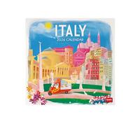 Legami - Calendrier Mural 2026, Italy, Grand Calendrier Mural, 12 Mois et Planificateur D'année, en 6 Langues, Espace pour Notes, Signes du Zodiaque, Jours Fériés Internationaux, 30 X 29 Cm